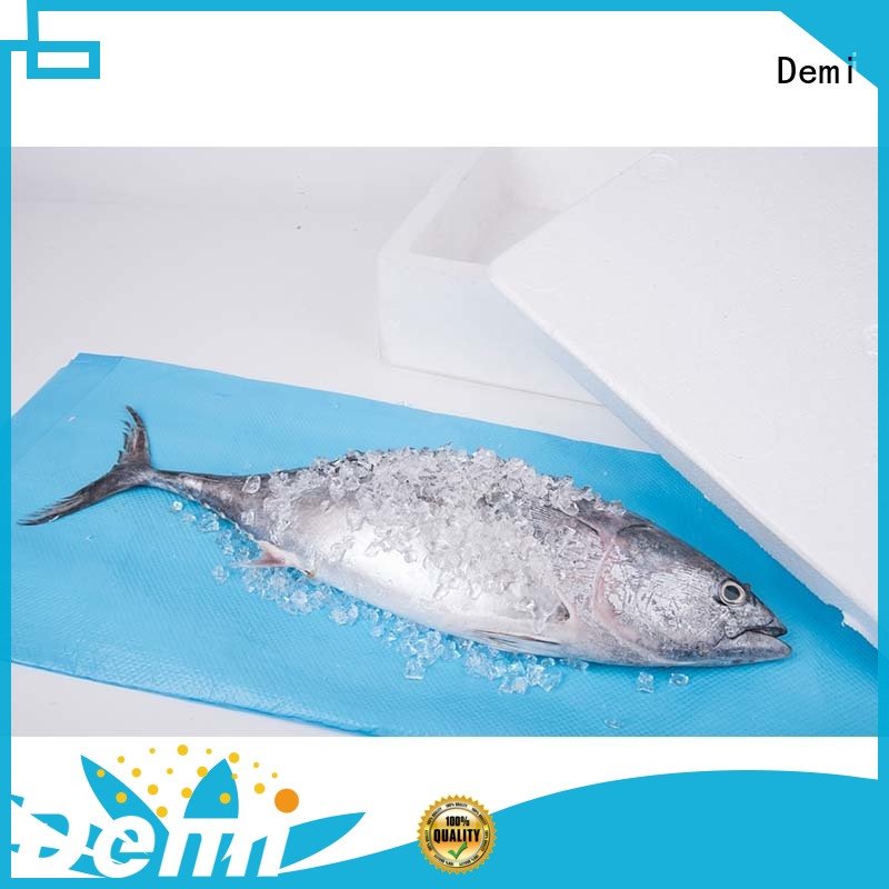 Demi effectively absorbent seafood pad for frozen food in transport to ensure the best possible food for food