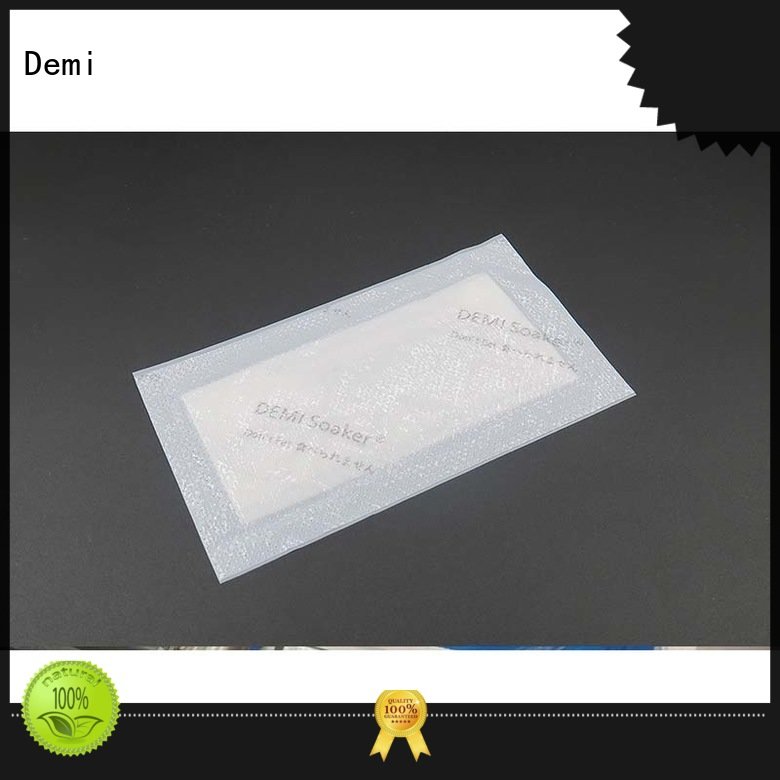 Demi safety absorbent pads for meat packaging maintaining great product presentation for indoor