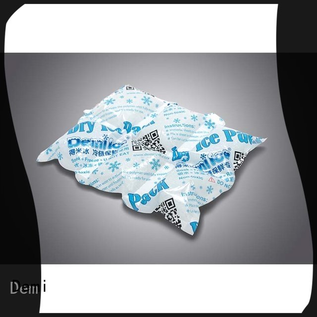 Demi safty dry ice pack to absorb excess water for indoor