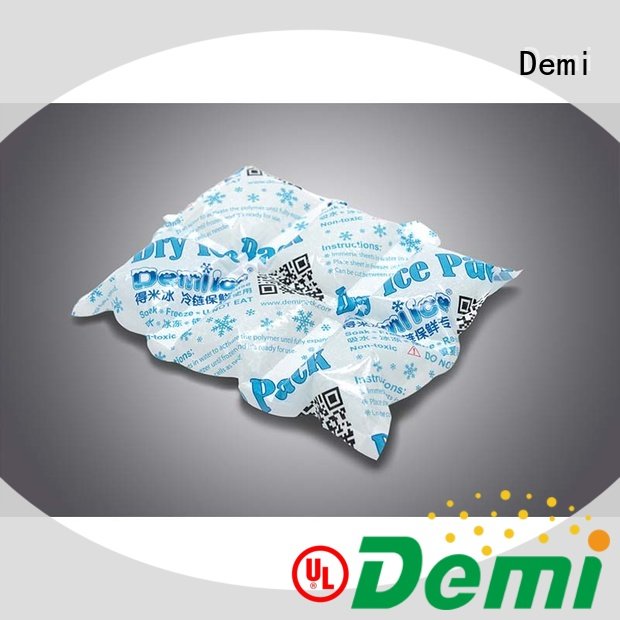 Demi pack ice blankets to absorb excess water for home