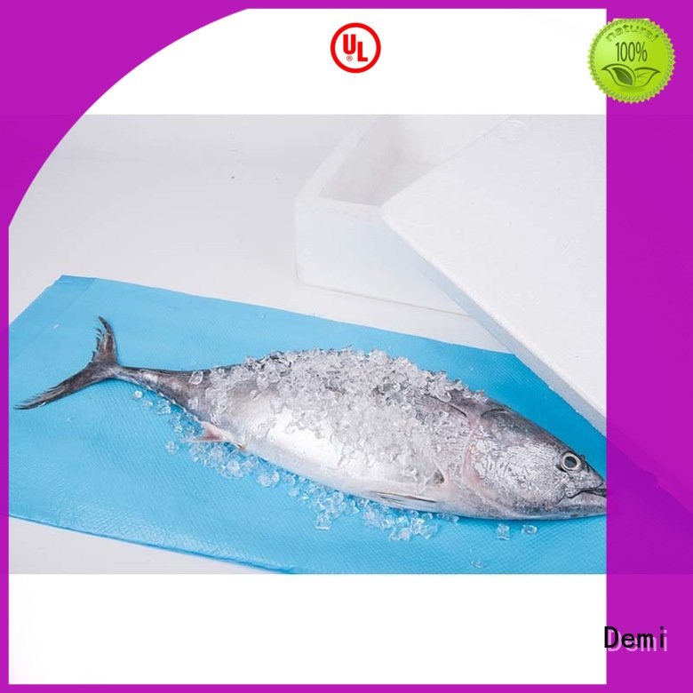 Demi quickly absorbent seafood pad for frozen food in transport to reduce odor for shipping