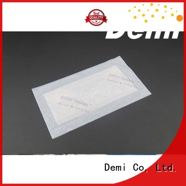 Demi tray absorbent meat pads maintaining great product presentation for food