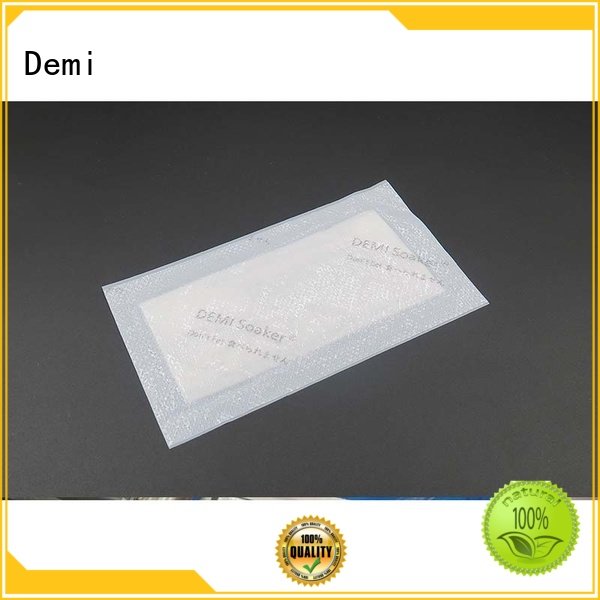 Demi pad chicken absorbent pad maintaining great product presentation for food