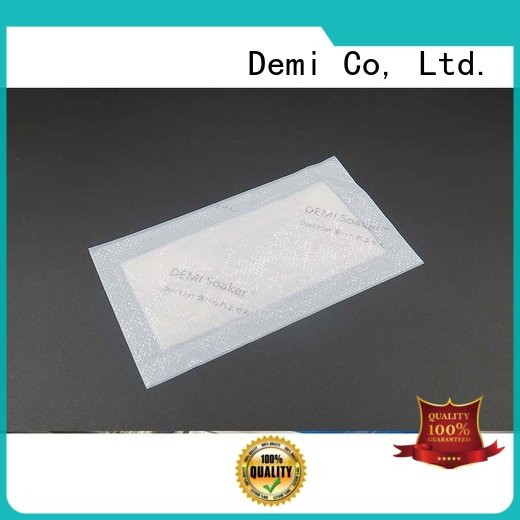 Demi tray absorbent pads for meat packaging maintaining great product presentation for indoor