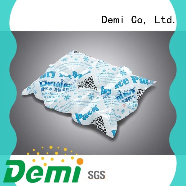 Demi safty dry ice pack to absorb excess water for food